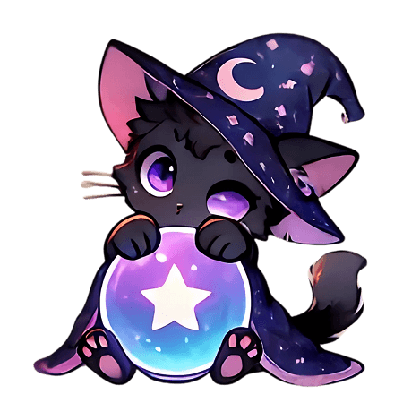 Cute tarot cat